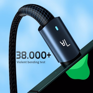 USB kaabel Essager Morning Glory sinine Type-C 200cm (kuni 7A)