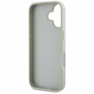 Guess Grained Big 4G Logo Small Classic Logo ümbris jaoks iPhone 16 - roheline