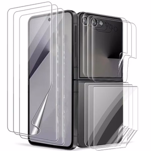 Ekraanikaitse Flexible Clear HD komplekt 2in1 Samsung F741 Z Flip6 / F761 Z Flip7 FE (Bulk)