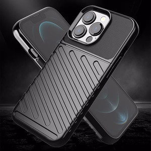Thunder Case гибкий прочный защищённый TPU чехол для iPhone 13 Pro зелёный