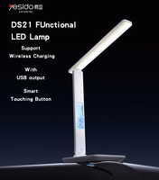 Yesido Lauaarvuti lamp DS20 induction koos LCD ekraan valge