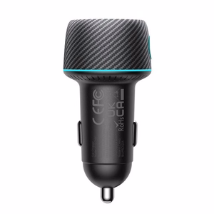 Autolaadija Joyroom „JR-CCN01" must 60W (PD20W / USB-C) LED-valgusega