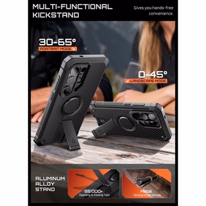 Supcase Unicorn Beetle Pro Mag MagSafe 2-komplektne ümbris Samsung Galaxy S26 Ultra jaoks - must
