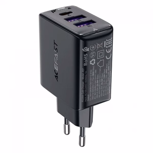 Laadija Acefast A57 must 35W (PD / 2xQC3.0)