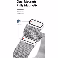 DUX DUCIS strap MILANESE stailess terasehall magnetic jaoks Apple Watch 38 / 40 / 41 mm hall