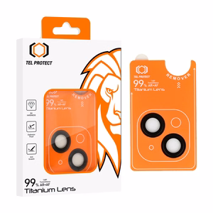 Tempered glass Tel Protect Titanium Lens 99% AR on camera jaoks Iphone 15/15 Plus must (lens 2 pcs)