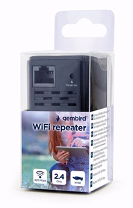 Gembird WNP-RP300-03-BK võrgukordaja 300 Mbit/s must