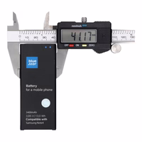 Aku jaoks Samsung Galaxy Note 4 N910 3400 mAh Sinine Star Premium