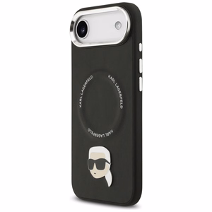 KARL LAGERFELD ümbris jaoks IPHONE 17 Air compatible with MagSafe KLHMP17MPSMLRKLK (PU Karl Pin) must