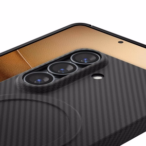 Spigen AirSkin Aramid Mag MagSafe ümbris Samsung Galaxy S26 - must