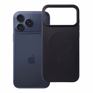 Silikoonist Mag Cover ümbris mudelile iPhone 17 Pro Max / 18 Pro Max, MagSafe'iga ühilduv suure kaameraavaga – must