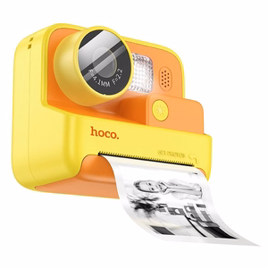 Digitaalne lastekaamera printeriga Hoco 1MP 2,0" HD Ready DV200 kollane
