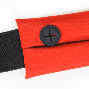 ART sport belt koos ümbris and light APS-01R punane