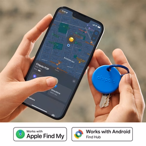 Chipolo POP – Bluetooth трекер со сменным аккумулятором iOS & Android, синий