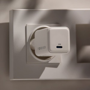 Forever TC-08-30C GaN PD-laadija 1x USB-C 30W valge