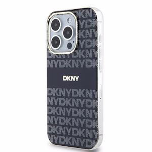 DKNY IML Mono & Stripe MagSafe ümbris jaoks iPhone 15 Pro Max - must