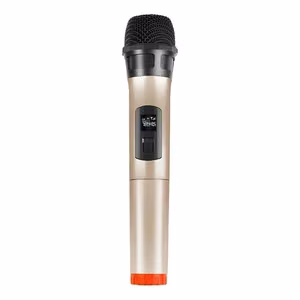 Juhtmevaba dünaamiline mikrofon UHF PULUZ PU628J 3.5mm (kuldne)