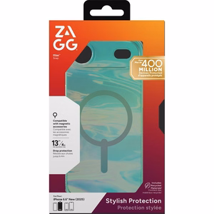 ZAGG case MILAN SNAP compatible koos MagSafe jaoks IPHONE 17 Air oil slick