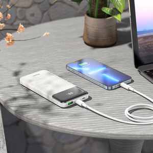 Powerbank Hoco 10000 mAh QC3.0 PD 3A 20W J102 valge