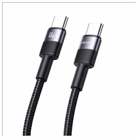 USAMS Kaabel USB-C - USB-C 60W 1.2m Aluminum Alloy Data Cable SY Series SJ724USB01 (US-SJ724)