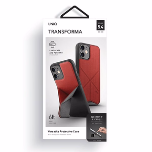 Uniq Transforma ümbris iPhone 12 mini jaoks - punane