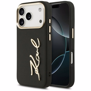 Karl Lagerfeld Karl Script Logo Ümbris jaoks iPhone 17 Pro - Must