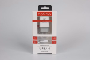 Wall charger  Maxximus Urban 2.1A   Micro USB, 2xUSB