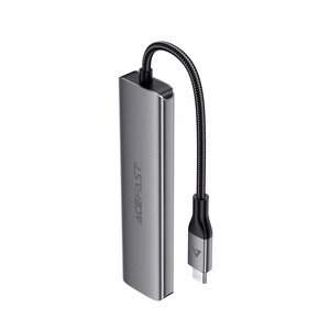 Acefast J18 USB jaotur USB-C 6-in-1 HDMI 4K 60Hz PD90W dokkimisjaam - hall