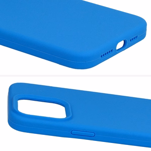 Силиконовый чехол Lite для iPhone 16 Pro Max синий