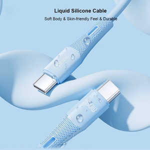 T-PHOX CABLE GENTLE USB-C/USB-C 60W BLACK