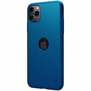 Nillkin Super Frosted Shield ümbris seadmele Apple iPhone 11 Pro Max, logoavaga, paabulinnusinine