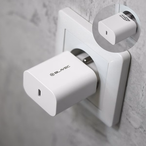 Сетевое зарядное устройство Blavec BC-7 GaN4 Type-C PD QC 45W 3A с кабелем Type-C TCBC7G4-CW453A+CC белый