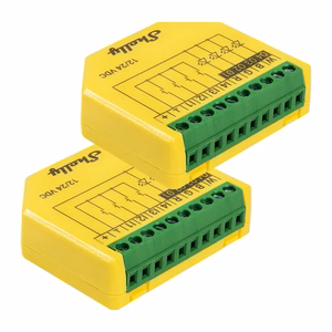 SHELLY Plus RGBW PM Wi-Fi/Bluetooth LED riba kontroller (2 tk pakk)
