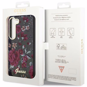 Guess GUHCS23MHCFWSA S23+ S916 зелёный/хаки жёсткий чехол Flower Collection