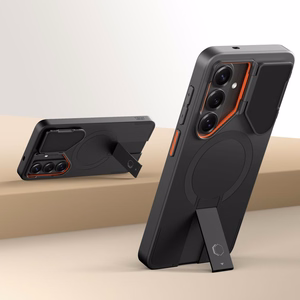 Tech-Protect Kevlar Aura MagSafe Ümbris for Samsung Galaxy S26 - must and oranž