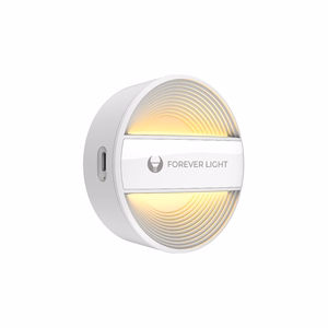 LED Night Lamp round PURE FLC-20 ALMA PIR valge 500mAh Forever Light