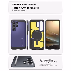 Spigen Tough Armor Mag MagSafe чехол для Samsung Galaxy S26 Ultra - фиолетовый
