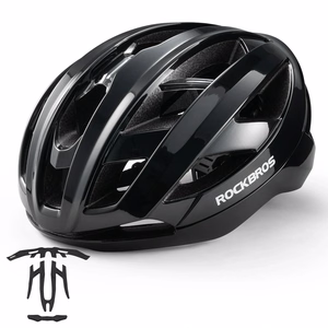 Rockbros LK-69 Bike Helmet with Reinforced Frame 58-62 cm - Black