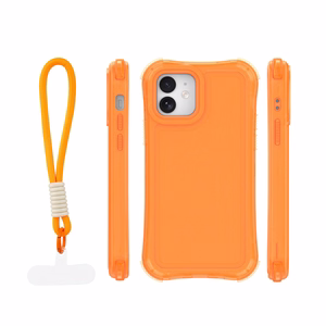 Safepop ümbris rihmaga iPhone 12 / 12 Pro 6,1" jaoks oranž