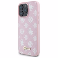 Guess Peony Script MagSafe iPhone 16 Pro Max Ümbris - Roosa