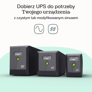 Green Cell katkematu toiteallikas (UPS) Line-Interactive 6.5 kVA 360 W 2 AC pistikupesa