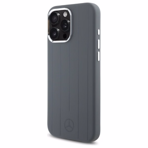 Mercedes Silicone Vertical Tonal Stripes MagSafe Ümbris jaoks iPhone 16 Pro Max - hall
