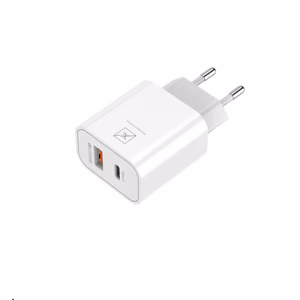 Łaowarka Sieciowa MX ALFA 20W PD+QC, USB-A+C biała TTT
