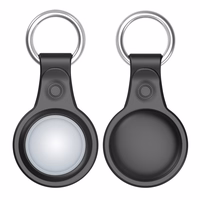 Dux Ducis 4tk komplekt Silikoonist paindlik kate võtmehoidja aasale Apple AirTag (must / roheline / roosa / sinine)