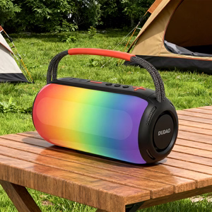 Dudao Y21 juhtmevaba kõlar RGB taustavalgustusega Bluetooth 5.3 - must