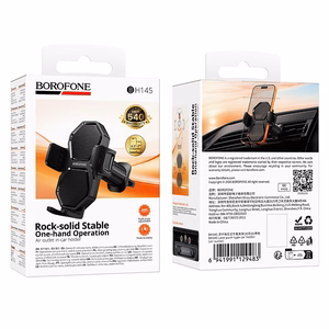Must surutav autohoidik ventilatsioonirestile Borofone BH145 Lake