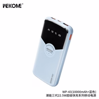 Akupank WK Design "WP-43" sinine 20000mAh (22.5W)