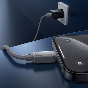 Кабель USB A to USB C Hoco 3A 1 м X113 серый