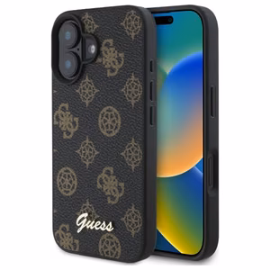Guess Peony Script MagSafe iPhone 16 Ümbris - Must