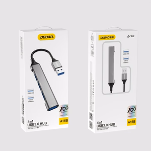 Dudao A16B 4-in-1 USB-jaotur, USB-A–4 × USB 3.0, hall